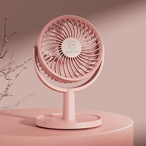 Small USB Desk Fan, 4 Speeds Portable Table Personal Fans, 310° Adjustment Mini Fan, Big Airflow, Quiet, Lightweight, Cooling Electric Fan,  4-inch, Easy to Clean, for Home Office Bedroom