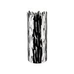 Alessi BM05 Bark Flower Vase Glass and 18/10 Stainless Steel Mirror Polished, Silver, 10.5 x 10.5 x 28 cm