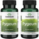 Swanson Pygeum - Herbal Supplement Promoting Male Prostate Health, Bladder, and Urinary Tract Health Support - Mens Health Supplement - (100 Capsules, 125mg Each)