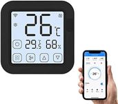 YaSao Tuya Smart WiFi IR Air Conditioner Controller Thermostat with LCD Display App Control Temperature Humidity Sensor Monitor Compatible with Alexa Google Home for Mini Split Portable AC