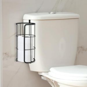 BROOKSTONE, Over The Tank Toilet Paper Holder, Space Saving Bathroom Tissue Organizer, Minimalistic Storage Solution, Modern Trending Design [Hold Large Rolls]