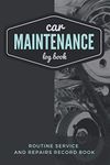 Car Maintenance Log Book: Routine Service and Repairs Record Book Journal for Car Truck Motorcycle and Other Vehicles with Parts List and Mileage (Car Maintenance Log Books)