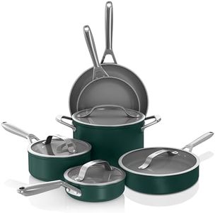 Ninja NeverStick Ceramic Pots & Pans Set, Green