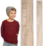 Ling-Luo 1 Set Height Ruler Wooden Ruler,Height Chart, Wooden Growth Chart for Wall,Perfect Nursery,Room Decor to Measure (210cm)