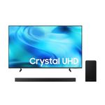 SAMSUNG 75 Inch Crystal UHD U8000H 4k Smart TV + SAMSUNG HW B750F/ZC 5.1 Channel Soundbar