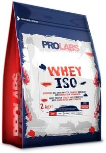 PROLABS WHEY ISO - 2 Kg - Cioccolato - Proteine del siero di latte isolate e idrolizzate – Con aminoacidi - Crescita della massa muscolare - Elevato valore biologico - Ottimo per gli sportivi