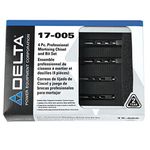 Delta 17-005 4-Piece Professional Mortising Chisel and Bit Set, Black