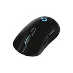 Logitech G703 LIGHTSPEED Wireless Gaming Mouse, 12000 DPI, RGB, Lightweight, 6 Programmable Buttons, On-Board Memory, Long Battery Life, PC / Mac - Black