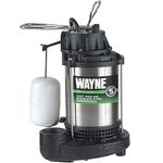 Wayne CDU980E 3/4 HP Submersible Cast Iron and Stainless Steel Sump Pump with Integrated Vertical Float Switch