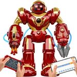 Holyton 5088 Smart Robots for Kids,Large STEM Programmable RC Robot, with Voice Control,APP Control,LED Eyes,Ideal Gift for 4 5 6 7 8 9 Years Old Boys and Girls