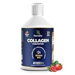 Nutrality Marine Collagen Sugar Free Liquid | Peptides, Hyaluronic Acid, Silica, Biotin, 10000mg Type 1 | Fruit Juice Flavour | Healthy Skin, Hair, Nails, Joints, Muscles | 1 Bottle