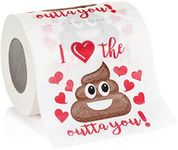 Maad Romantic Novelty Toilet Paper - Funny Gag Gift for Valentine's Day or Anniversary Present