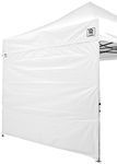 Impact Canopy 10 x 10 Canopy Tent Sidewalls Kit, Solid Sidewalls and Screen Mesh Walls Combo Pack, Walls Only, Frame and Top Not Included, White
