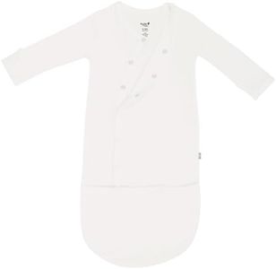 KYTE BABY Bundlers, Unisex Baby Sleeper Gowns, Rayon Made From Bamboo Material (3-6 Months, Cloud)