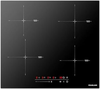 24" Built-in Induction Cooktop, GASLAND Chef IH60BF 240V Electric Induction Hob, Drop-in 4 Burner Induction Stovetop, 9 Power Levels, Sensor Touch Control, Child Safety Lock, 1-99 Minutes Timer