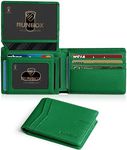 RUNBOX Wallet for Men Slim RFID Lea