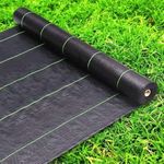 SVE SIDDHI VINAYAK ENTERPRISES Weed Mat 1 Meter (3.25 Feet) Width 50 Meter (160 Feet) Length 110 Gsm Garden Weed Fabric Heavy-Duty Weed Block Gardening Mat Eco-Friendly Weed Control Bed Gardening Mat