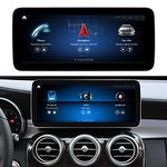 Android 10.25inch HD1920 Screen Upgrade Display Monitor Multimedia Player GPS Navigation for Mercedes Benz C GLC 2014-2018 C180 C200 C220 C250 C300 C350 C320 C63 W205 NTG5