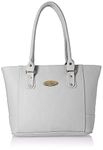 Fostelo Women's Vegan Leather Everly Handbags Shoulder Hobo Bag Ladies Purse (Grey) (Large)