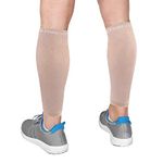 Calf Compression Sleeves For Men And Women - Leg Compression Sleeve - Footless Compression Socks for Runners, Shin Splints, Varicose Vein & Calf Pain Relief - Calf Brace For Running, Cycling, Travel