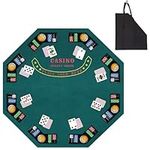 48 Inch Foldable Poker Table Card T