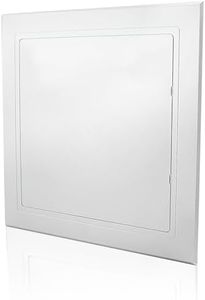 TBWHL Self-Adhesion Access Panel 10 x 10 Inch for Drywall & Ceiling, Heavy-Duty ABS Plastic & Easy to Install, Wall Hole Cover for Plumbing & Electrical Cables & Wiring (Silver Color)