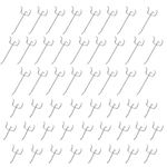 Sewokon 50pcs pegboard hooks,display hooks,peg board hook,slatwall hooks