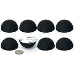 2" Platinum Silicone Speaker Isolation Pads - 8-Pack Non-Skid Speaker Pads with Adhesive, Speaker Isolation Feet for Record Player Isolation - Turntable Feet and Subwoofer Isolation Pad - 20 Duro