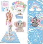 Kids Yoga Mat Set - 100 Beginner Yo