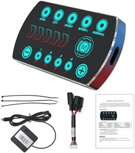 Qagea Throttle Response Controller 10 Drive Modes Smart Electronic Racing Accelerator Fit for Ford F150 F250 F350 F450 F550 Explorer Mustang Bronco Ranger Edge Fusion Taurus Focus Land Rover Mazda