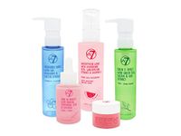 W7 Self-Care Skincare Gift Set - Moisturiser, Serum, Toner, Cleanser & Lip Mask - Skin Care Kit for Natural, Beautiful Skin