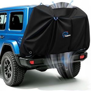 SIRUITON Bike Cover for Transport 3 Bike-Heavy Duty 600D Travel Bike Covers, Outdoor Strong UV Protection & Windproof, Waterproof Bicycle Rack Covers for Car, Truck, RV, SUV.