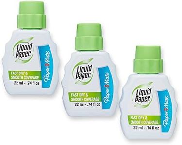 Paper Mate Liquid Paper Fast Dry Correction Fluid, 22 ml, 3 Count