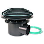 eco-filtration 110MM/4 BOTTOM DRAIN AQUA-JET AERATOR KOI FISH POND PUMP FILTER TANK FITTING