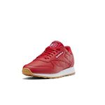 Reebok Unisex-Adult Classic Leather Sneaker, Vector Red/FTWR White/Reebok Rubber Gum-03, 11 Women/9.5 Men