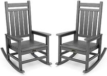 SERWALL Outdoor Rocking Chair Set o