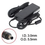 BattPit 90W Laptop Charger for Samsung NP270E5G NP350E7C NP350V5C NP600B5BH NP-RV510 NP-RV511 NP-RV520 R519 R530 R540 R560 R730 R780 BA44-00215AAD-8019 AA-PA1N90W/E with UK Power Cord [19V 4.74A]