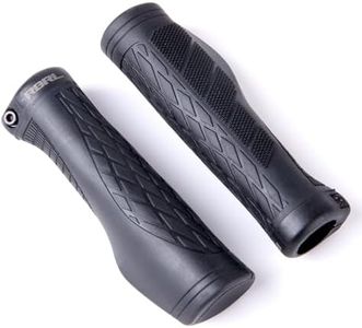 Bicycle Handlebar Grips, Ergonomic Design, Anti-Slip, Easy Install, Durable, Black