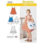 Simplicity 8102 Girl's Cat Tote Bag