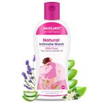 GYNOCUP Natural Intimate Wash For Women (100ML) | Natural, pH Balanced & hypoallergenic | For Itching, Irritation & Dryness | With Tea Tree & Lavender Oil | Menstrual Cup Cleanser