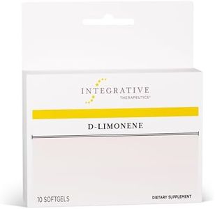 Integrative Therapeutics D-Limonene - Offers Aid for Occasional Heartburn* - Support for Occasional Digestive Discomfort* - Gluten-Free & Dairy-Free - 10 Capsules (10 Servings)