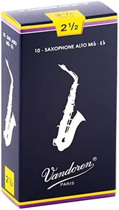 Vandoren SR2125 Alto Sax Traditional Reeds Strength 2.5; Box of 10