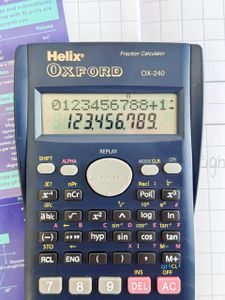 Helix Oxford Scientific Calculator – 240 Functions, Protective Cover