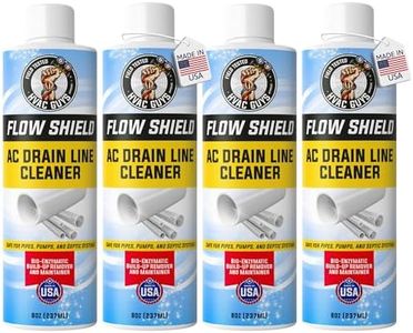 AC Drain Line Cleaner 4 Pack | Prevent Buildup and Overflow | 8oz - Up to 3 Months of Protection | Fast Acting & Long Lasting Bio-Enzymatic Formula