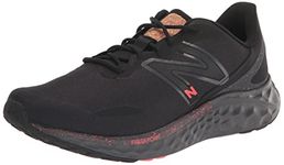 New Balance Men's Fresh Foam Arishi V4 Running Shoe, Black/Magnet/Electric Red, 10.5 Medium US