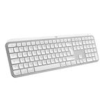 Logitech MX Keys S for Mac, Wireless Keyboard, Fluid, Precise Laptop-Like Typing, Programmable Keys, Backlit, Bluetooth USB C Rechargeable for MacBook Pro, Macbook Air, iMac, iPad, QWERTY UK,PaleGrey