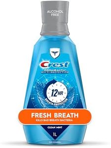 Crest Pro-Health Mouthwash, Multi-Protection Alcohol Free, Clean Mint, 1L
