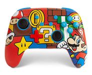 PowerA Enhanced Wireless Controller for Nintendo Switch - Mario Pop, Nintendo Switch - OLED Model, Nintendo Switch Lite, Gamepad, Game Controller, Bluetooth Controller, Officially Licensed