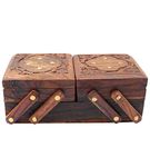 APEROL DESIGN Wooden Jewellery Box for Women | Jewellery Organizer Box Hand Carvings,Gift Items 20 * 10 * 11 cm