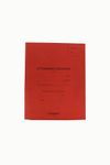 Exacompta - Ref E100Z - Guildhall Attendance Register (24 Pages) - 326 x 205mm in Size, 50 Entries Per Page, 3 Terms, 5 Days, Pre-Printed, 70gsm Paper - Red Cover